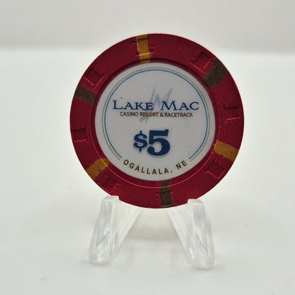 Lake Mac Casino Ogallala Nebraska 2026 $5 Casino Chip