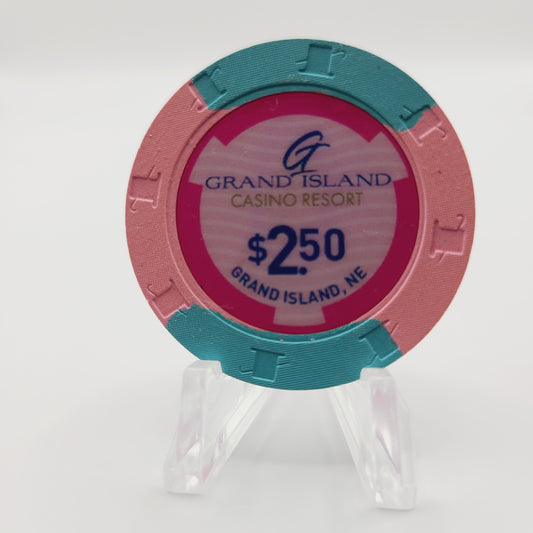 Grand Island Casino Grand Island Nebraska 2023 $2.50 Chip