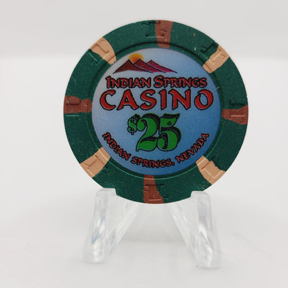 Indian Springs Casino Indian Springs Nevada 1998 $25 Chip V2851