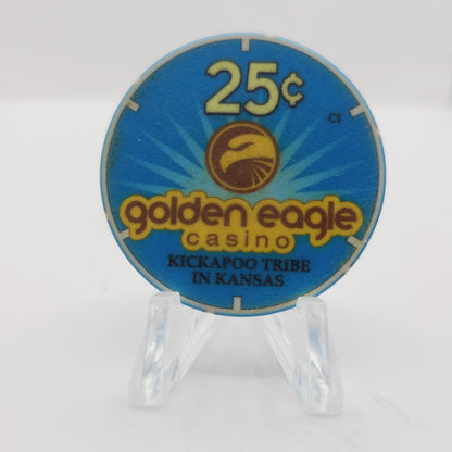 Golden Eagle Casino Horton Kansas $.25 Casino Chip