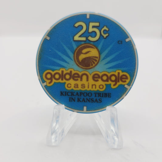 Golden Eagle Casino Horton Kansas $.25 Casino Chip
