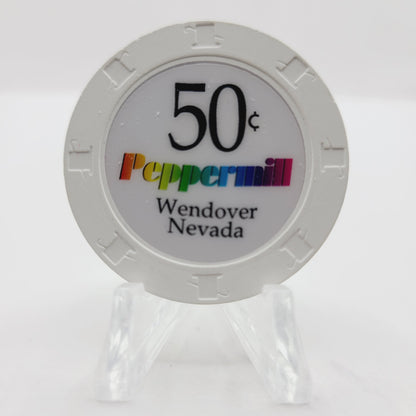 Peppermill Hotel Casino Wendover Nevada 2019 $.50 Casino Chip