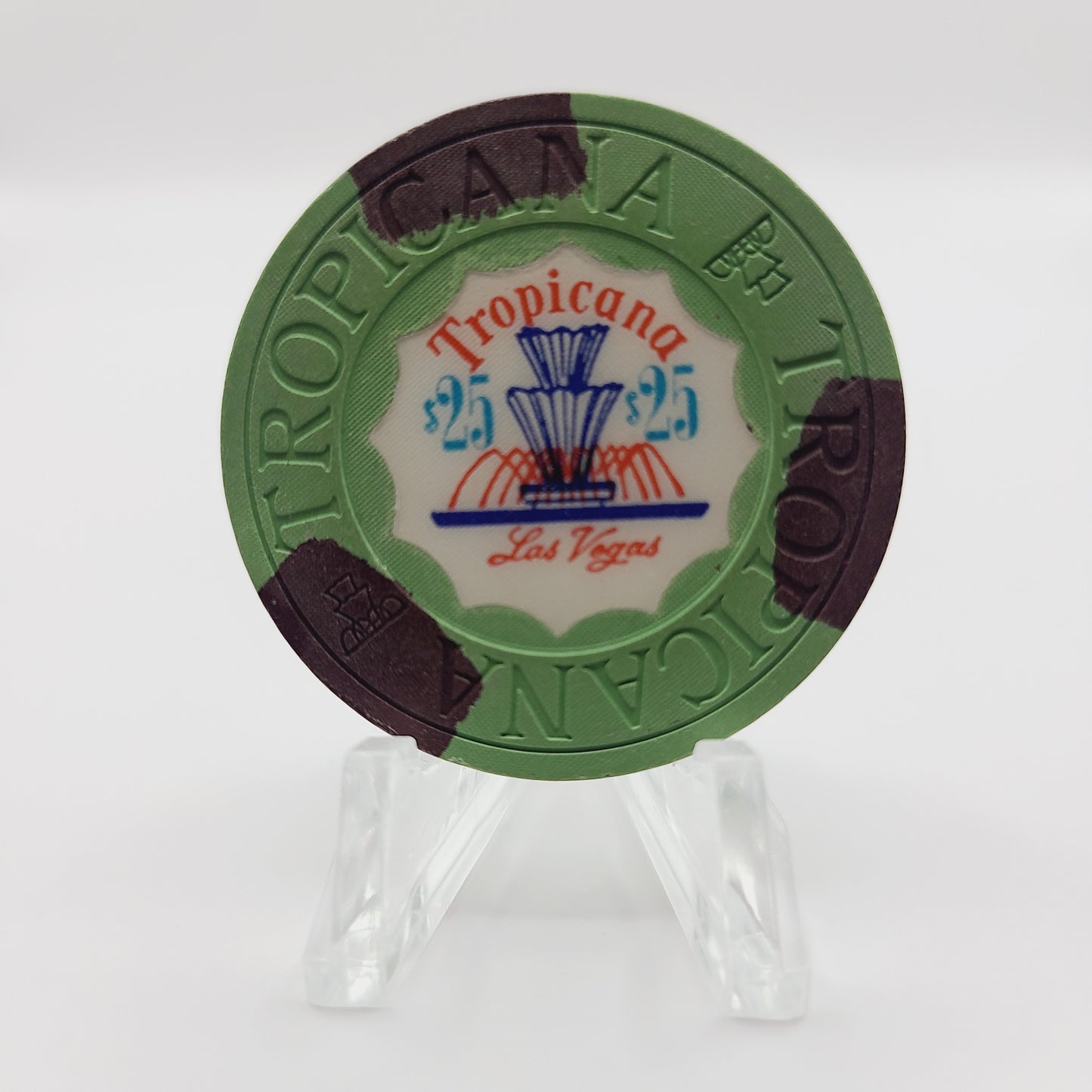 Tropicana Hotel Casino Las Vegas Nevada 1972 $25 Casino Chip N4480