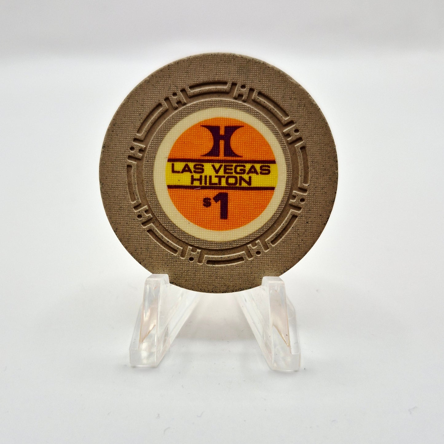 Las Vegas Hilton Hotel Casino Las Vegas Nevada 1972 $1 Casino Chip N1860
