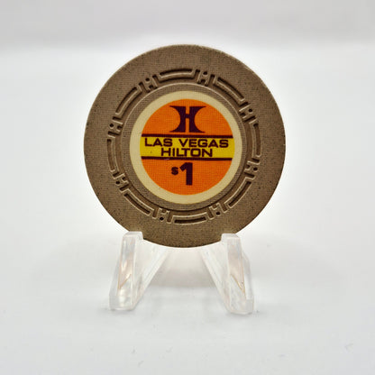 Las Vegas Hilton Hotel Casino Las Vegas Nevada 1972 $1 Casino Chip N1860