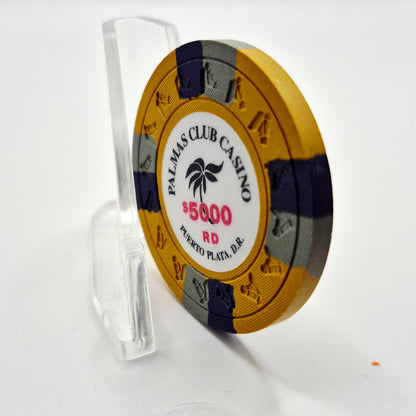 Palmas Club Casino Puerto Plata Dominican Republic $5000 Casino Chip