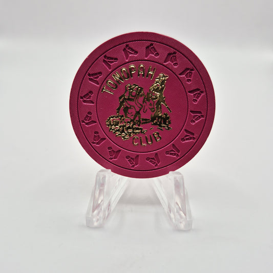 Tonopah Club Casino Tonopah Nevada 1969 $5 Casino Chip E4814
