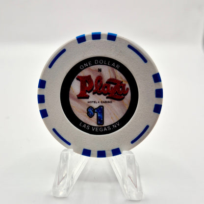 Plaza Hotel Casino Las Vegas Nevada 2026 $1 Casino Chip D3996