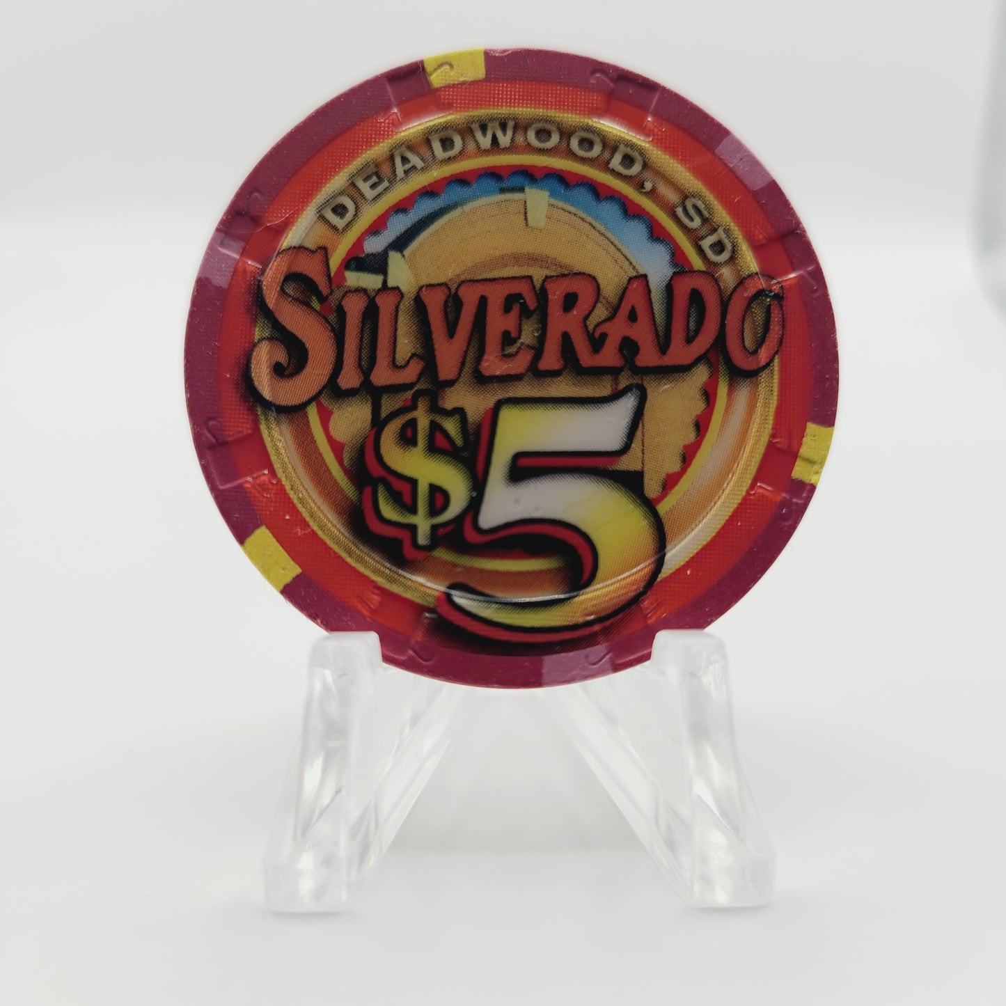 Silverado Casino Deadwood South Dakota $5 Casino Chip