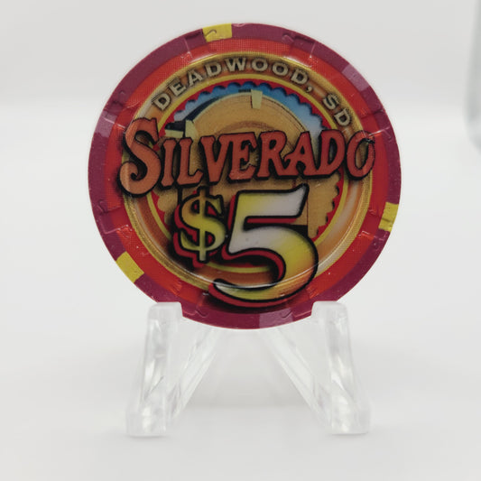 Silverado Casino Deadwood South Dakota $5 Casino Chip