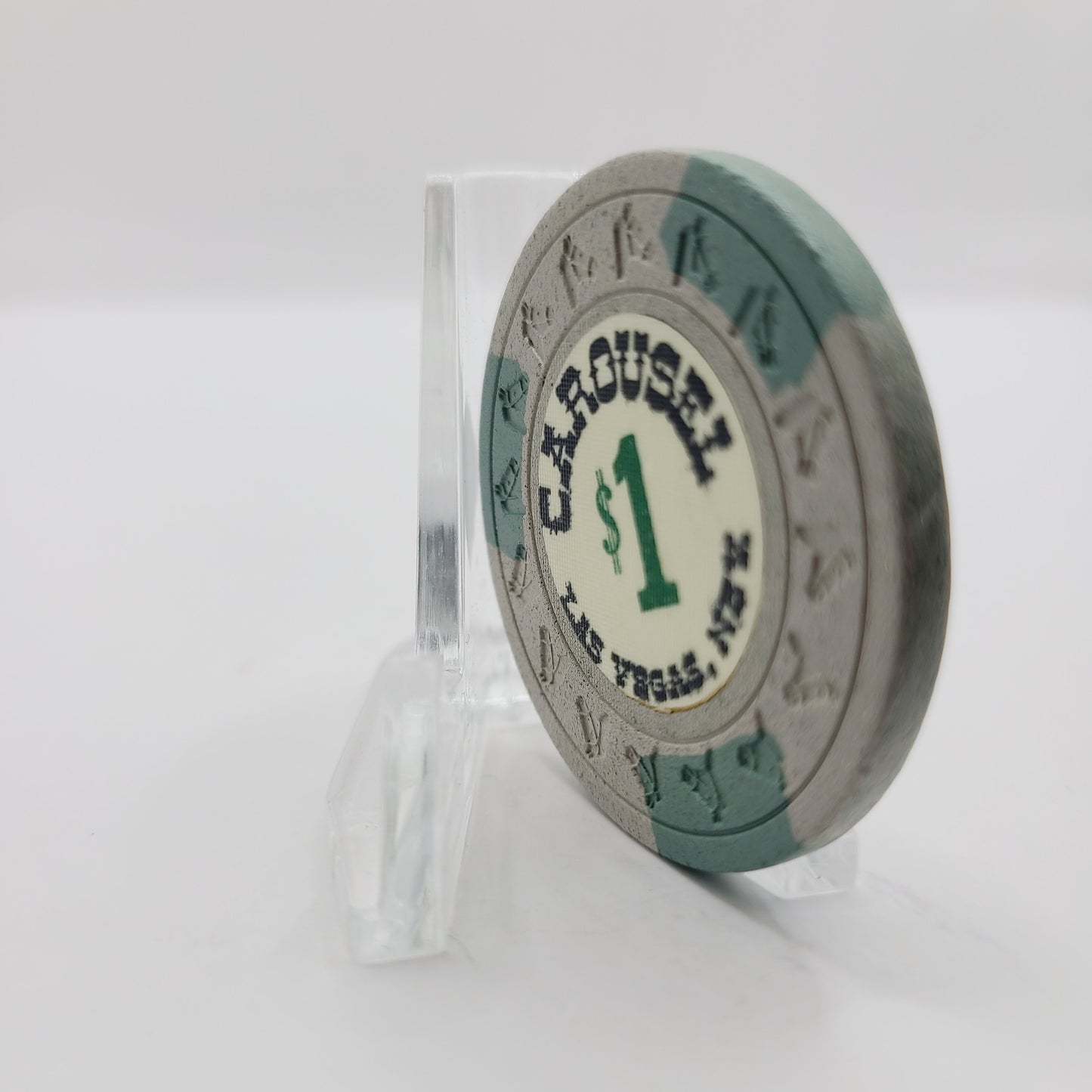 Carousel Casino Las Vegas Nevada 1968 $1 Casino Chip N1428