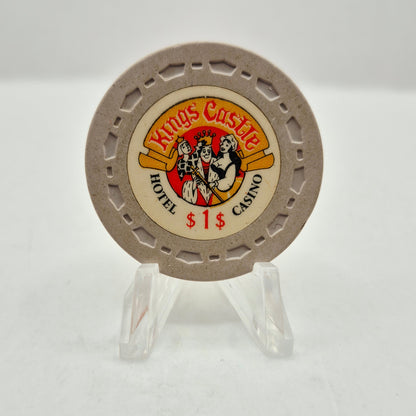 Kings Castle Casino Lake Tahoe Nevada 1970 $1 Casino Chip N5206