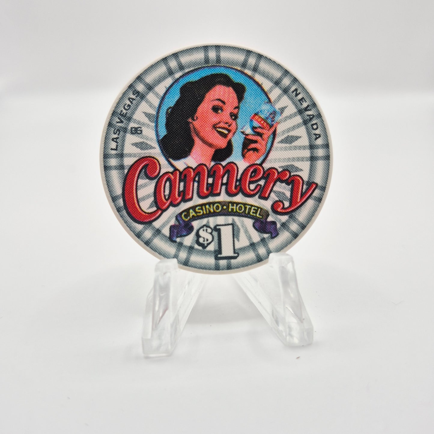 Cannery Hotel Casino Las Vegas Nevada 2003 $1 Casino Chip E0168 *Las Vegas