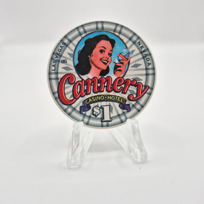 Cannery Hotel Casino Las Vegas Nevada 2003 $1 Casino Chip E0168 *Las Vegas