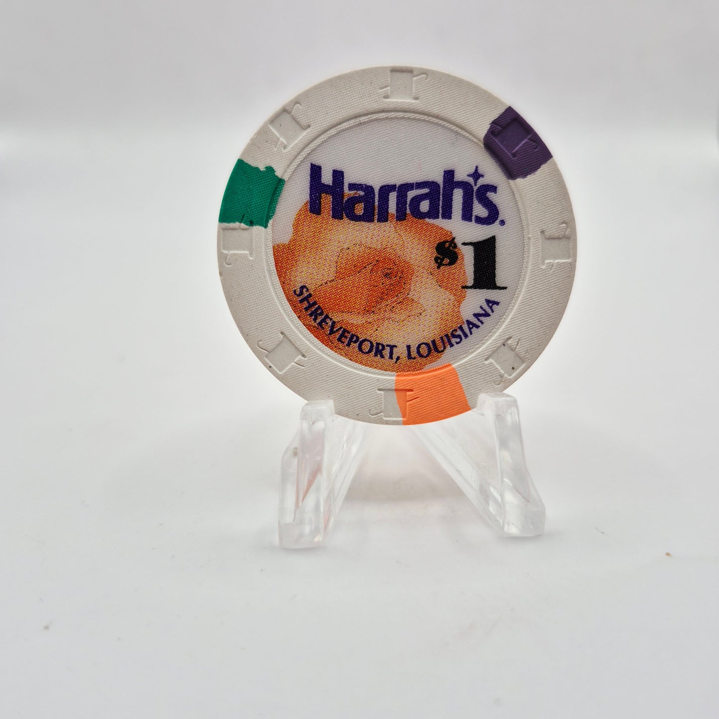 Harrah's "Riverboat" Casino Shreveport Louisiana $1 Casino Chip