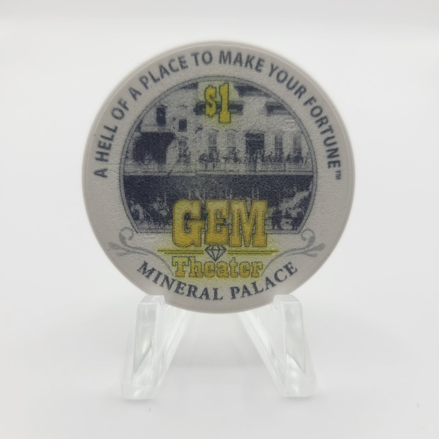 Mineral Palace Casino Deadwood South Dakota $1 Casino Chip