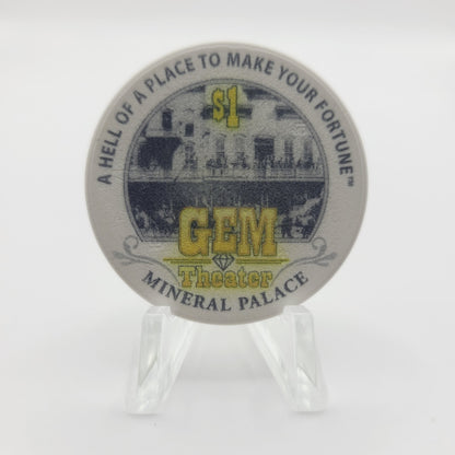 Mineral Palace Casino Deadwood South Dakota $1 Casino Chip