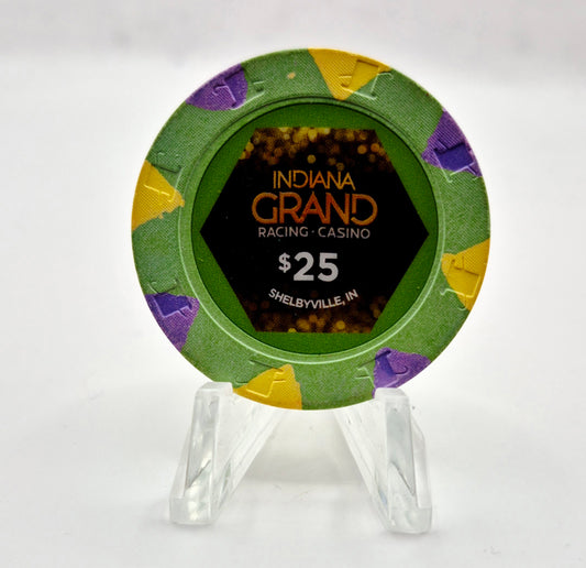 Indiana Grand Hotel Casino Shelbyville Indiana $25 Casino Chip