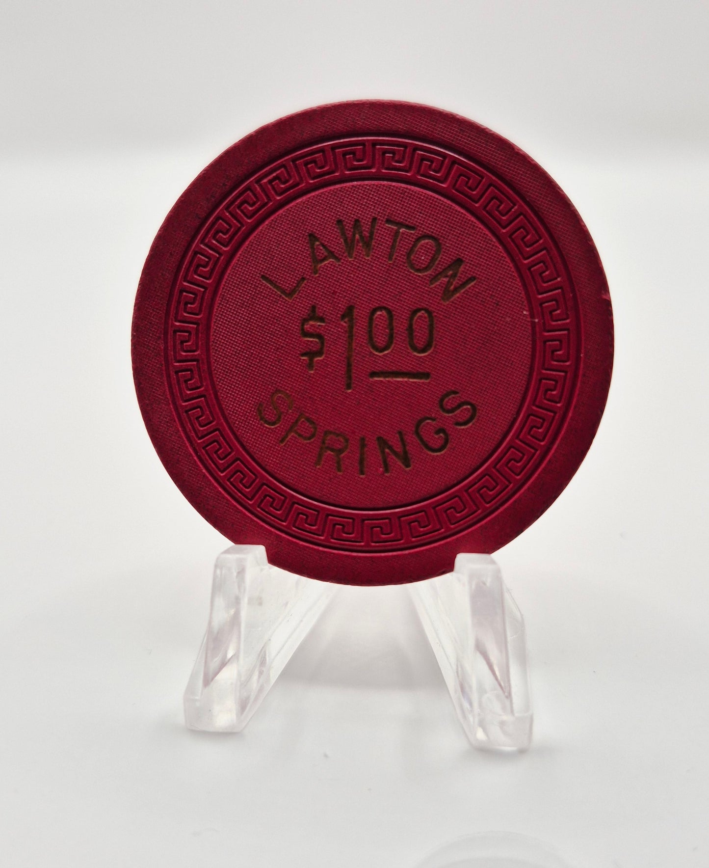 Lawton Springs Casino Reno Nevada $1 Casino Chip 1930's N6847