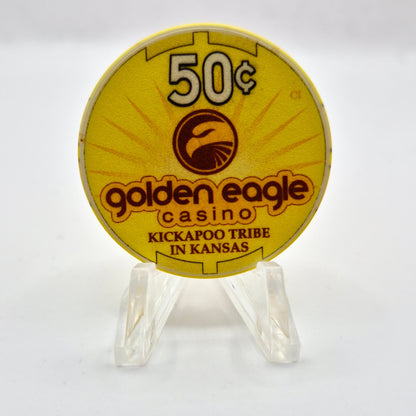 Golden Eagle Casino Horton Kansas $.50 Casino Chip