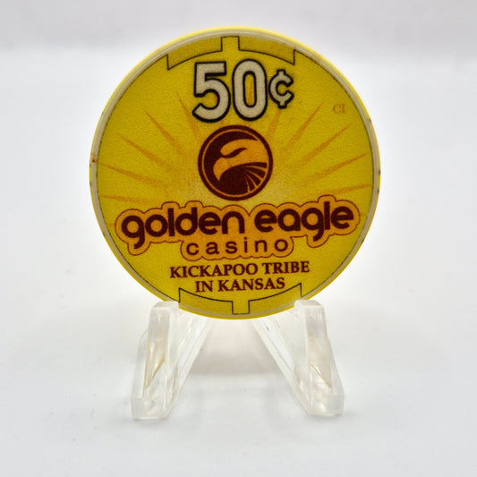Golden Eagle Casino Horton Kansas $.50 Casino Chip