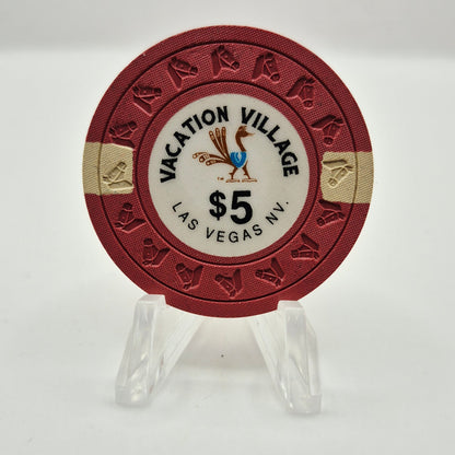 Vacation Village Las Vegas Nevada 1990 $5 Casino Chip N2288