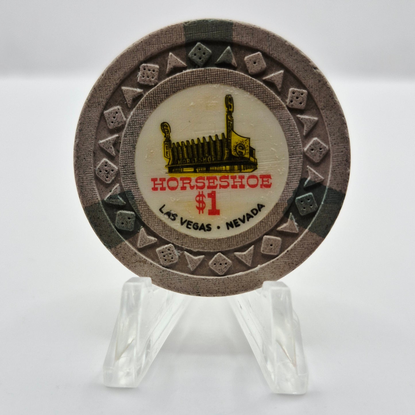 Horseshoe Club Binion's Las Vegas Nevada 1962 $1 Casino Chip N1762