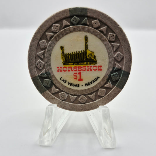 Horseshoe Club Binion's Las Vegas Nevada 1962 $1 Casino Chip N1762