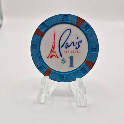 Paris Hotel Casino Las Vegas Nevada 1999 $1 Casino Chip V5200