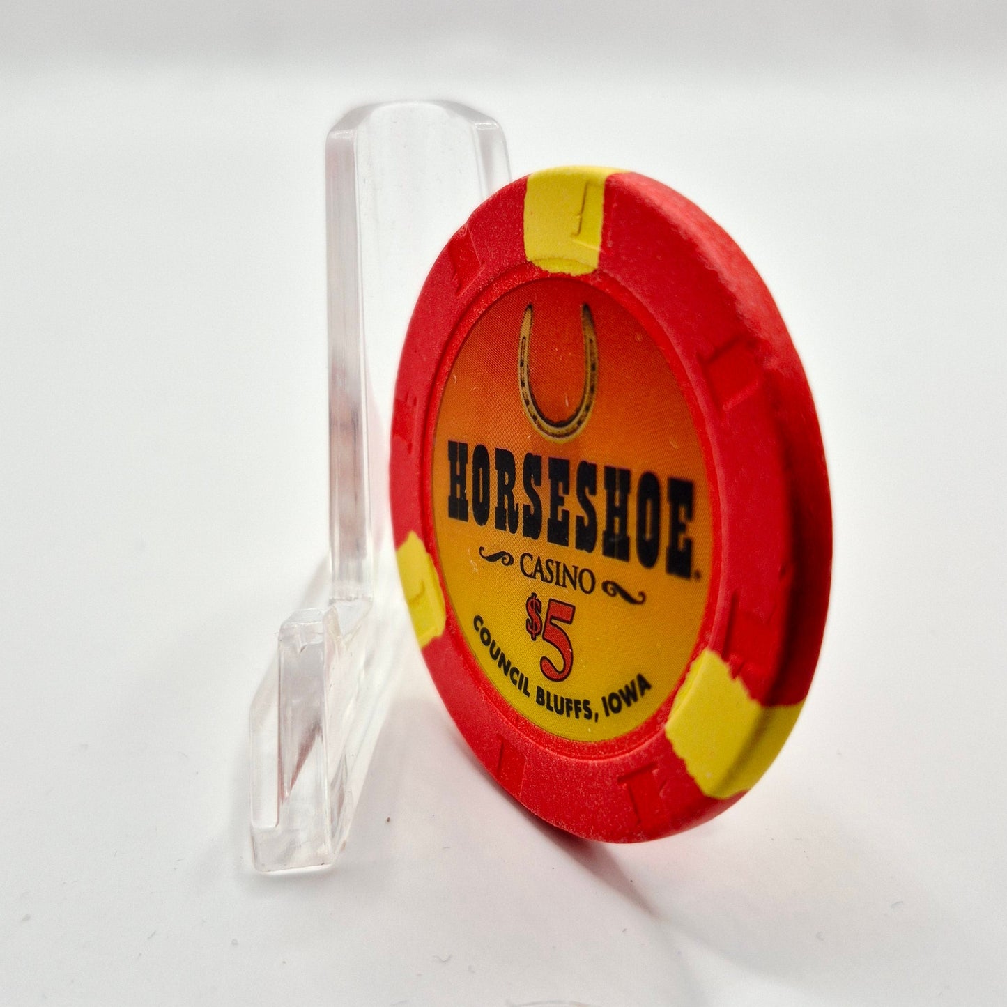 Horseshoe Casino Council Bluffs Iowa $5 Casino Chip. *Circulated