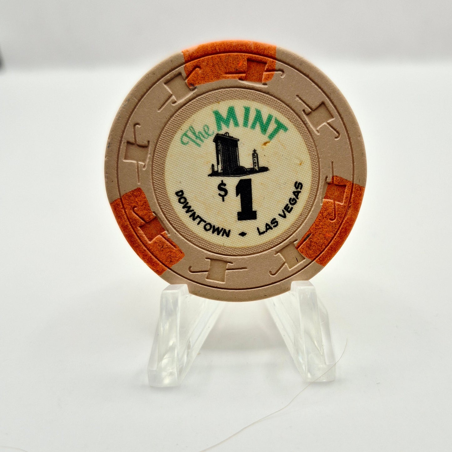 The Mint Hotel Casino Las Vegas Nevada 1969 $1 Casino Chip V3069.1
