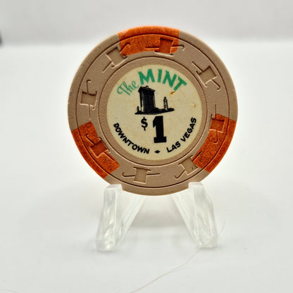 The Mint Hotel Casino Las Vegas Nevada 1969 $1 Casino Chip V3069.1