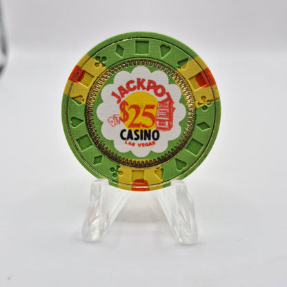 Jackpot Casino Las Vegas Nevada $25 Casino Chip 1973 N1075