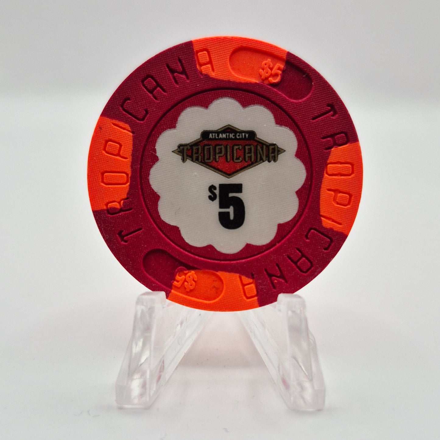 Tropicana Hotel Casino Atlantic City New Jersey $5 Casino Chip