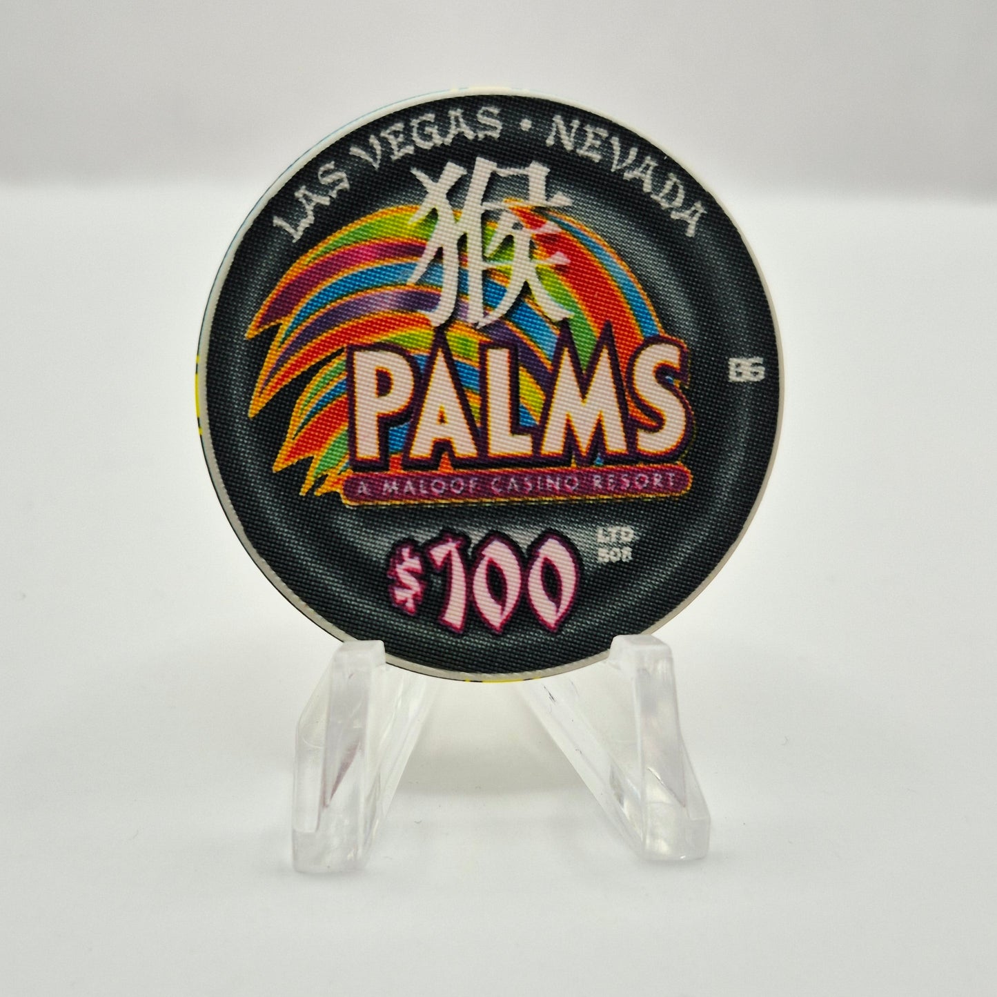 Palms Hotel Casino Las Vegas Nevada 2004 'Year of the Monkey' $100 Casino Chip E2053