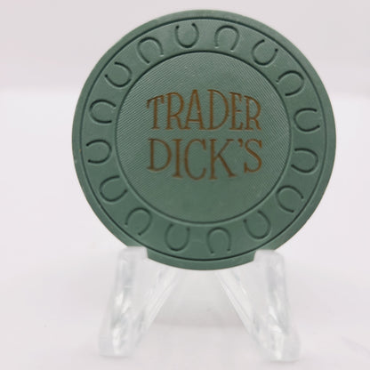 Trader Dick's Sparks Nevada 1958 Casino Chip (Green) N4426