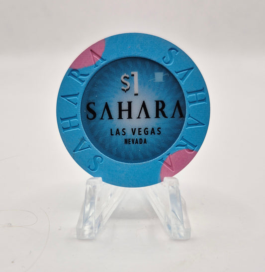 Sahara (Formerly the SLS) Las Vegas Nevada 2019 $1 Casino Chip D2907