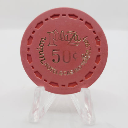Union Plaza Hotel Casino Las Vegas Nevada 1971 $.50 Casino Chip N2284