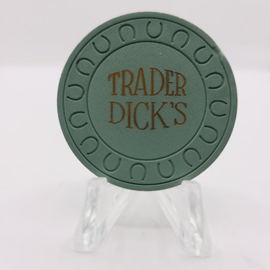 Trader Dick's Sparks Nevada 1958 Casino Chip (Green) N4426