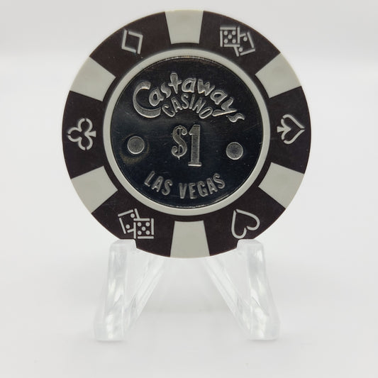 Castaways Casino Las Vegas Nevada Coin Insert $1 Casino Chip N0892.S