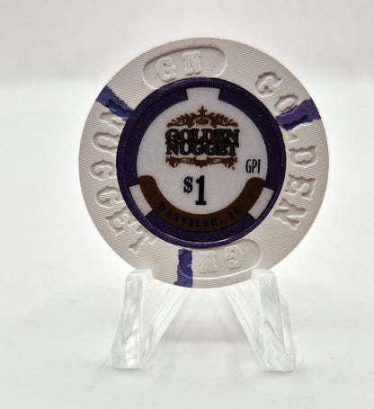 Golden Nugget Casino Danville Illinois 2023 $1  Casino Chip