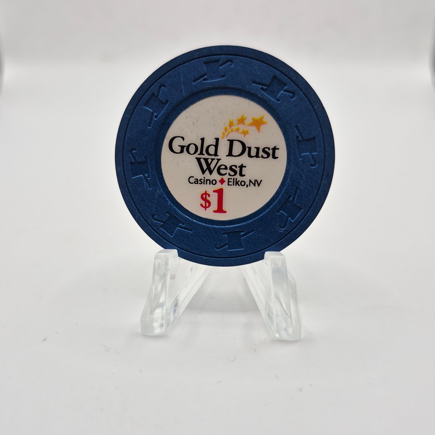 Gold Dust West Casino Elko Nevada 2007 $1 Casino Chip E5971