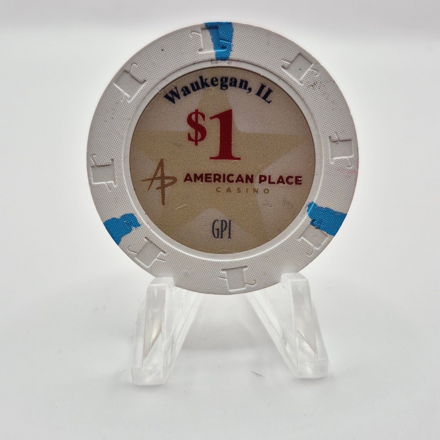 American Place Casino Waukegan Illinois 2025 $1 Casino Chip