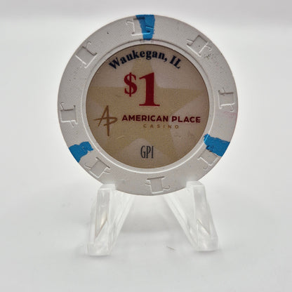 American Place Casino Waukegan Illinois 2025 $1 Casino Chip