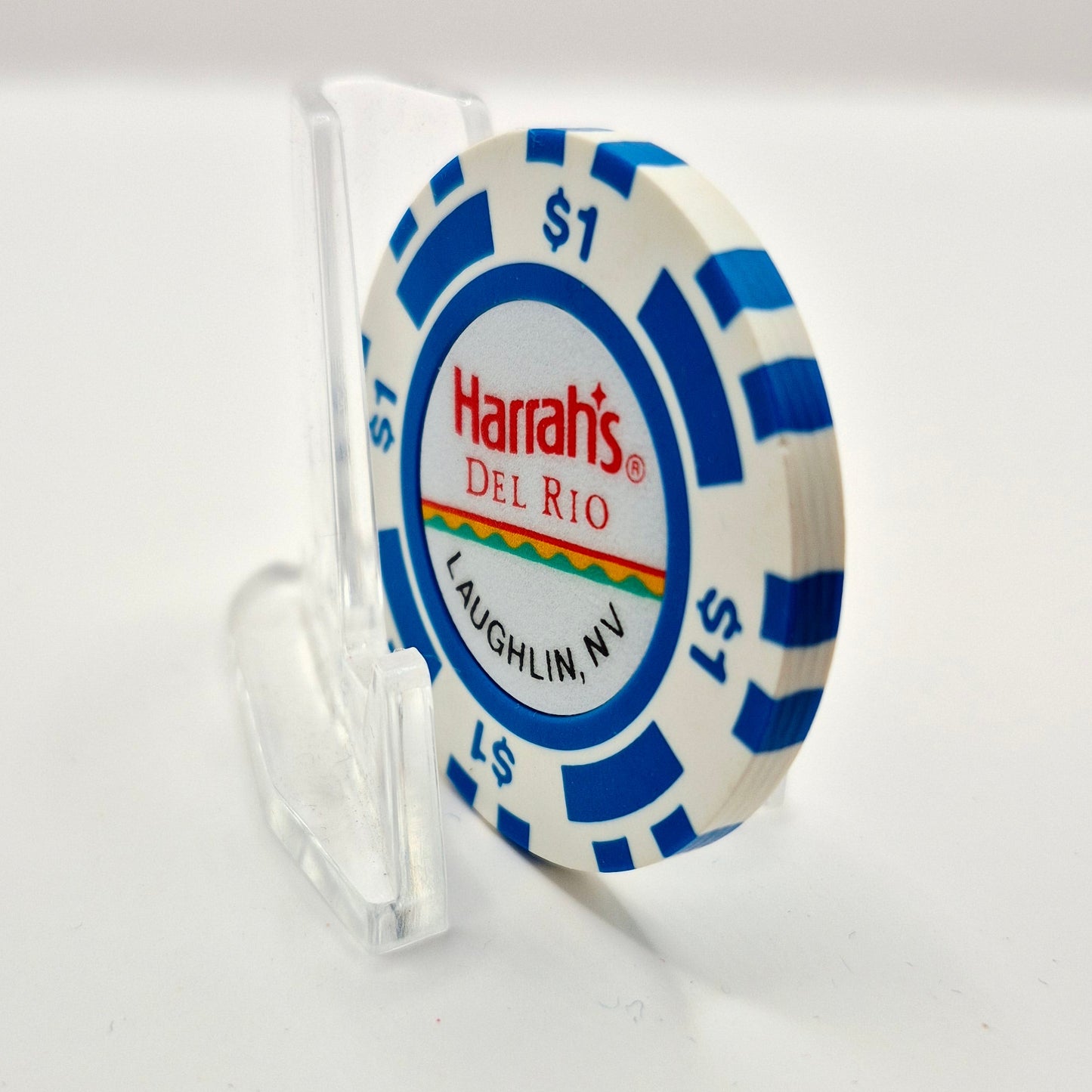 Harrah's Del Rio Hotel Casino Laughlin Nevada 1988 $1 Casino Chip