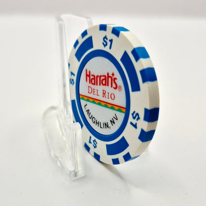 Harrah's Del Rio Hotel Casino Laughlin Nevada 1988 $1 Casino Chip