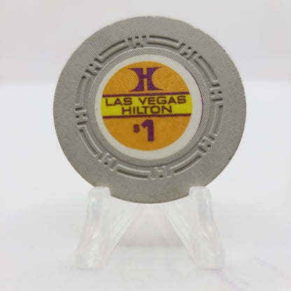 Las Vegas Hilton Hotel Casino Las Vegas Nevada 1972 $1 Casino Chip N1860