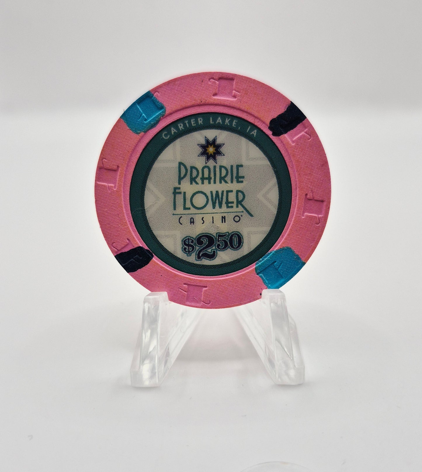 Prairie Flower Casino Carter Lake Iowa 2025 $2.50 Casino Chip