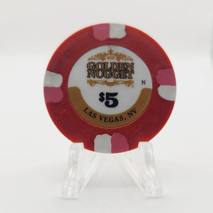 Golden Nugget Hotel Casino Las Vegas Nevada 2025 $5 Casino Chip