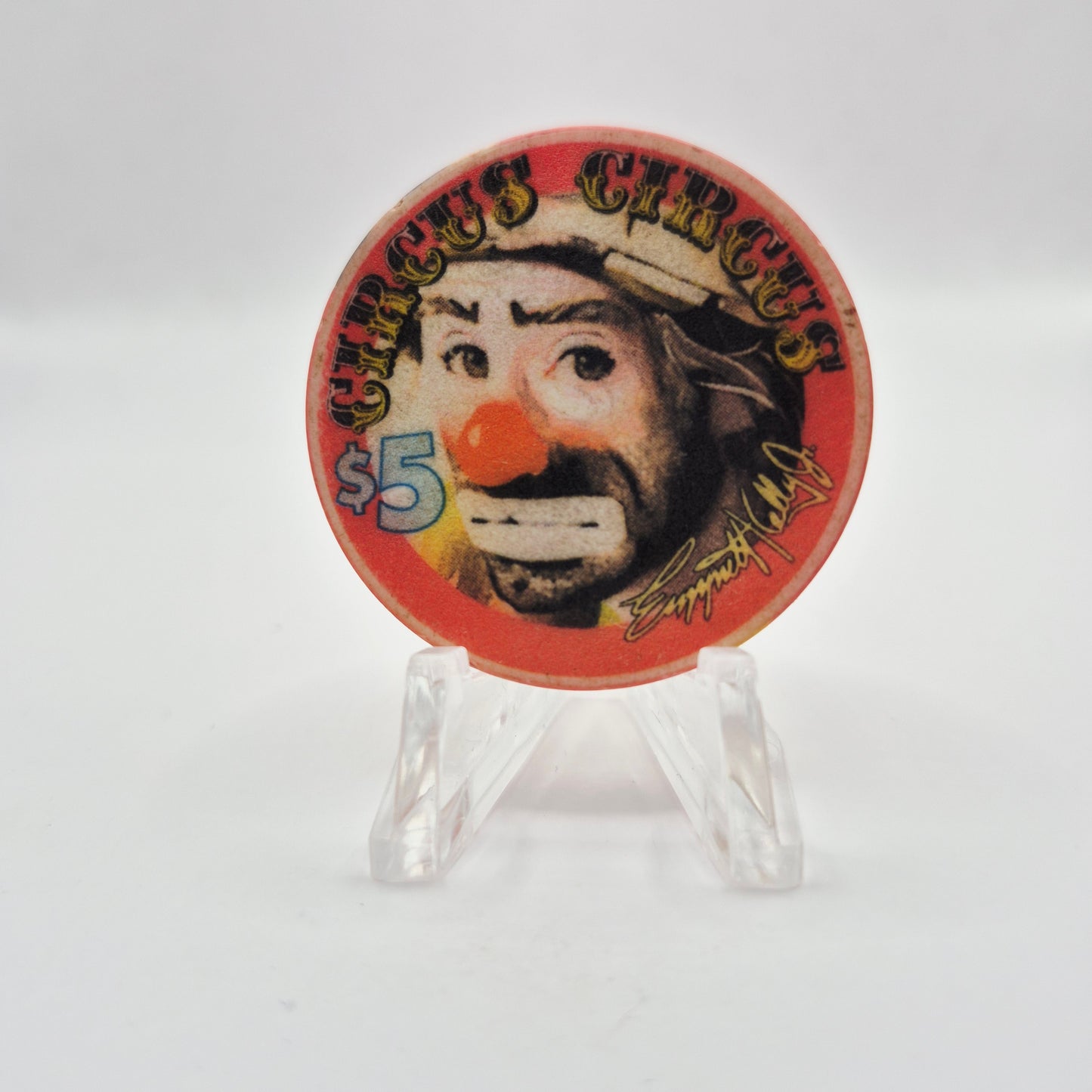 Circus Circus Hotel Casino Reno Nevada 1998 $5 Casino Chip N9491